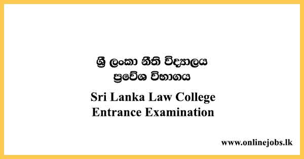 Sri Lanka Law College (SLLC) Entrance Examination